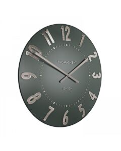 Thomas Kent Mulberry Olive Green Large Wall Clock - 20"